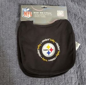 Baby steelers bibs